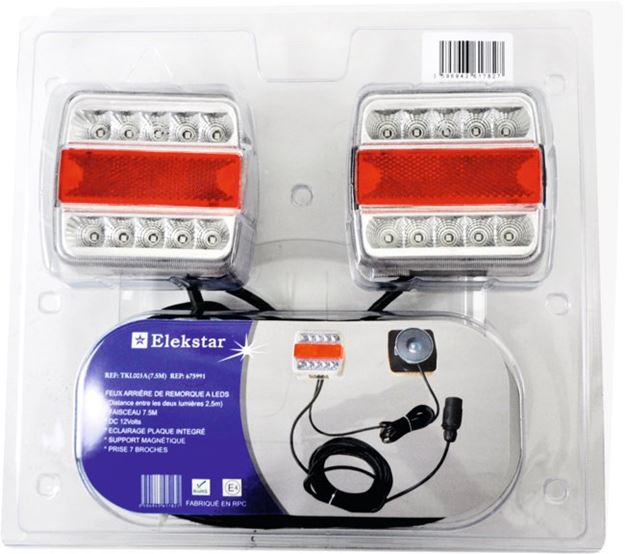 Image sur KIT SIGNALISATION ARRIÈRE LED - CÂBLE 7.5 M