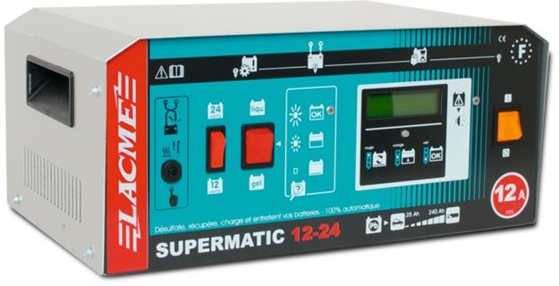 Image sur SUPERMATIC 12-24 LCD Chargeur batterie