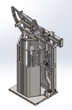 Image de Porte PM 95 renforcée hydraulique avec lève-tête