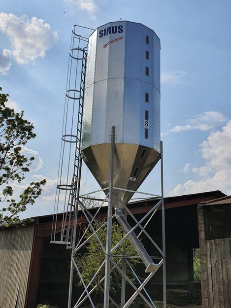 Image sur Silo IMMENSITY 20m³ avec Sortie déportée